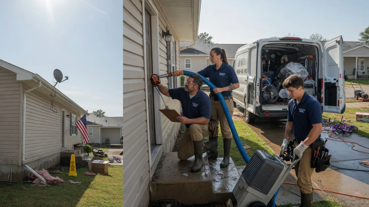 Ceiling Water Damage Restoration in Beasley, TX near me